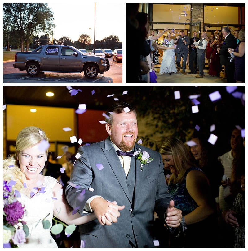 A Crazy Fun Friday Evening Wedding at The Hawthorne Suites in Champaign, IL by Ebby L Photography