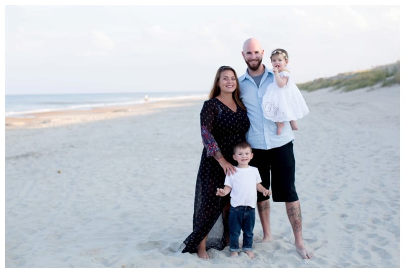 A beach family session in Corolla, NC Photos by Ebby L Photography