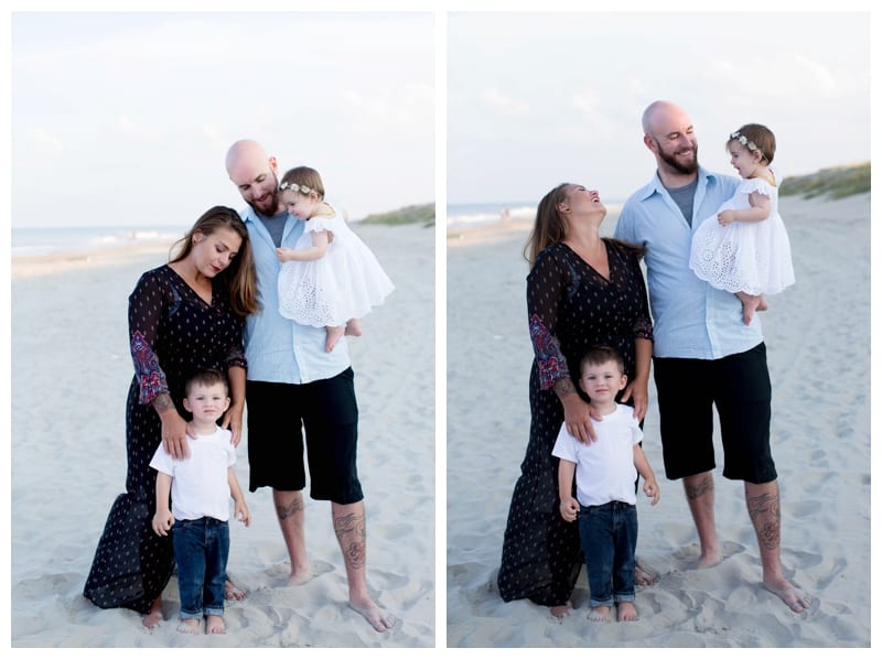 A beach family session in Corolla, NC Photos by Ebby L Photography