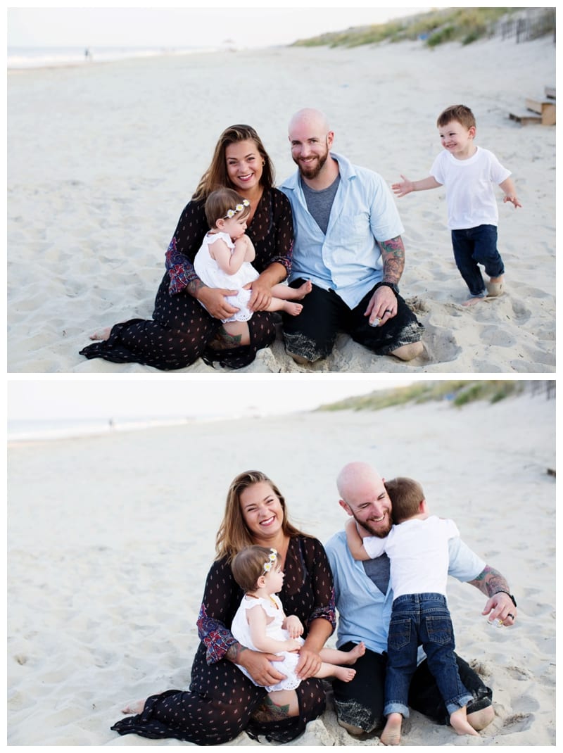 A beach family session in Corolla, NC Photos by Ebby L Photography