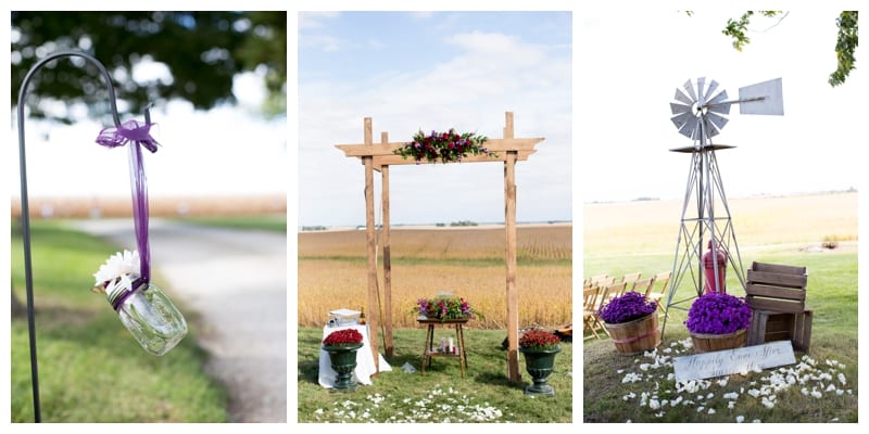 Derek & Kimberly's Country Wedding in Champaign, IL Photos by Ebby L Photography