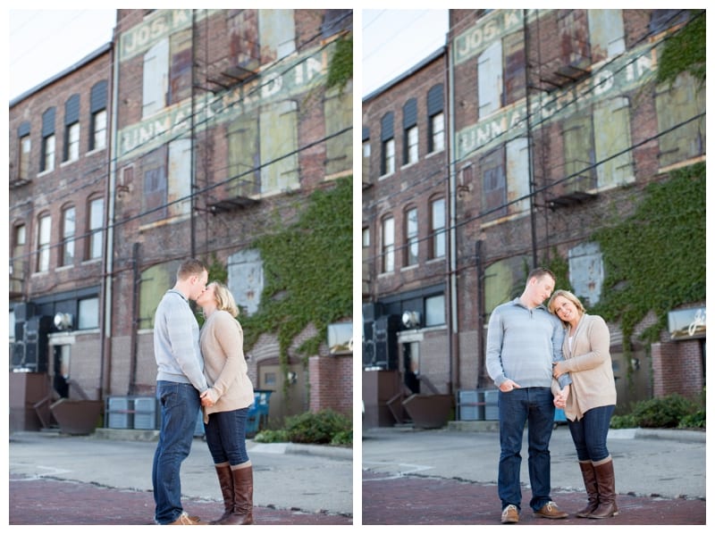 College Sweethearts engagement session in Downtown Champaign, IL Photos
