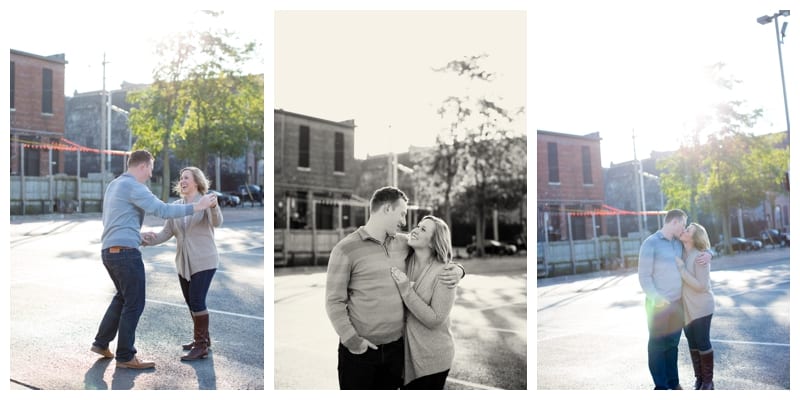 College Sweethearts engagement session in Downtown Champaign, IL Photos