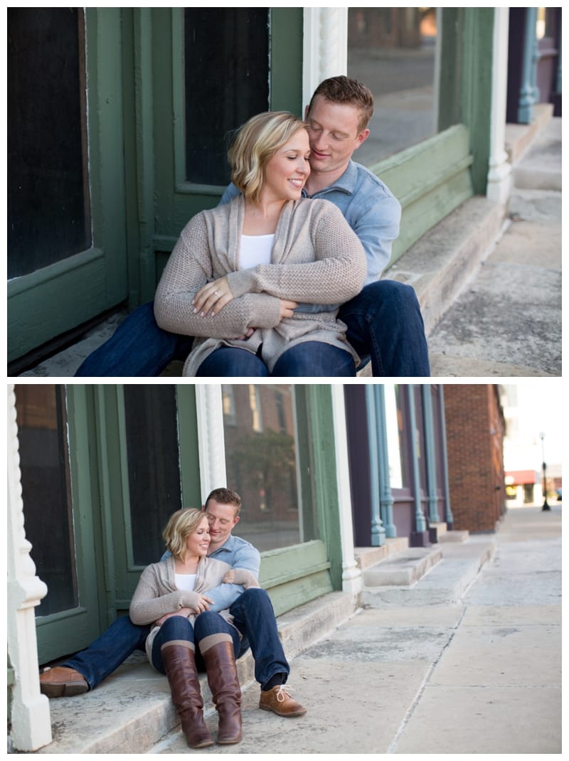 College Sweethearts engagement session in Downtown Champaign, IL Photos