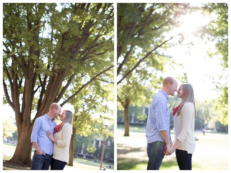 University of Illinois College Sweethearts Engagement Session in Champaign, IL Photos  by Ebby L Photography