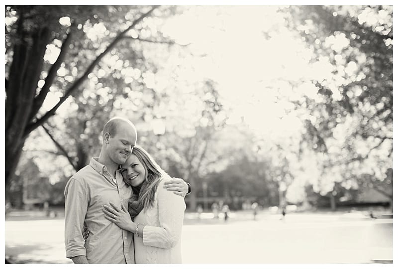 University of Illinois College Sweethearts Engagement Session in Champaign, IL Photos  by Ebby L Photography