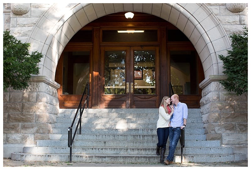 University of Illinois College Sweethearts Engagement Session in Champaign, IL Photos  by Ebby L Photography