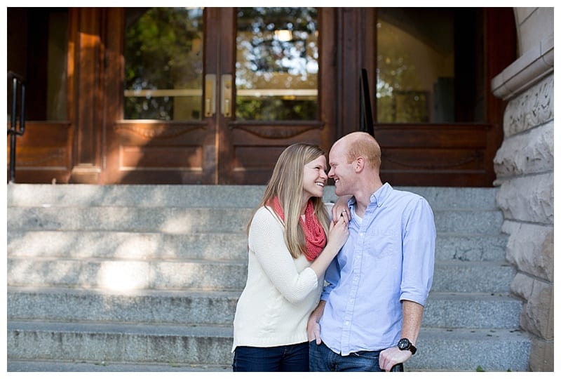 University of Illinois College Sweethearts Engagement Session in Champaign, IL Photos  by Ebby L Photography