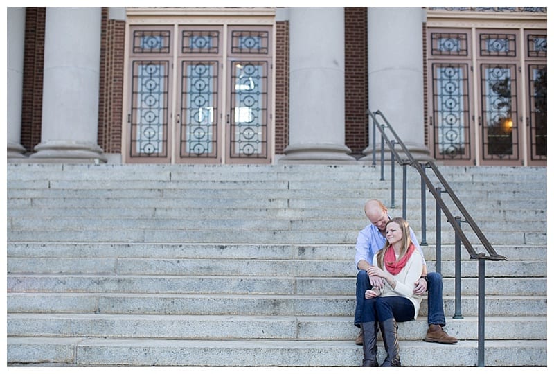 University of Illinois College Sweethearts Engagement Session in Champaign, IL Photos  by Ebby L Photography