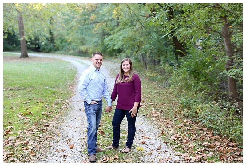 Adorable Couple Engagement Photos at Lake of the Woods Photos by Ebby L Photography