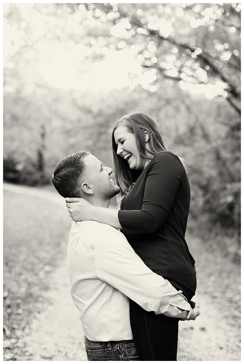 Adorable Couple Engagement Photos at Lake of the Woods Photos by Ebby L Photography
