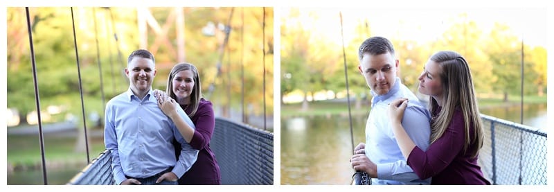 Adorable Couple Engagement Photos at Lake of the Woods Photos by Ebby L Photography