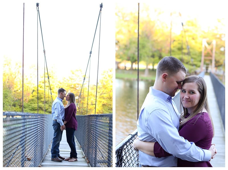 Adorable Couple Engagement Photos at Lake of the Woods Photos by Ebby L Photography