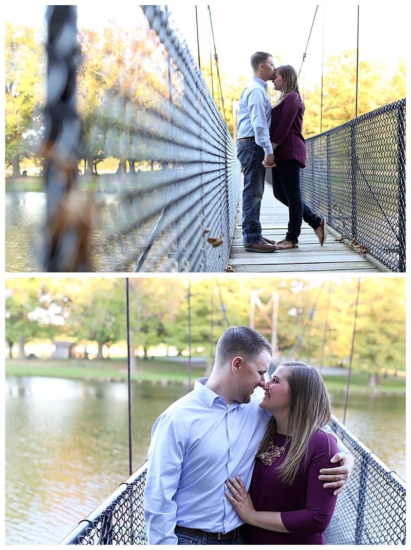 Adorable Couple Engagement Photos at Lake of the Woods Photos by Ebby L Photography