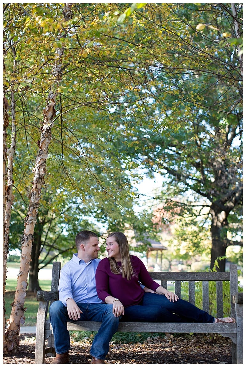 Adorable Couple Engagement Photos at Lake of the Woods Photos by Ebby L Photography
