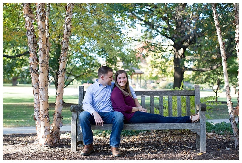 Adorable Couple Engagement Photos at Lake of the Woods Photos by Ebby L Photography