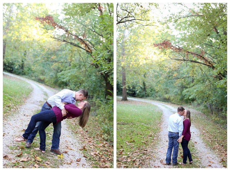 Adorable Couple Engagement Photos at Lake of the Woods Photos by Ebby L Photography