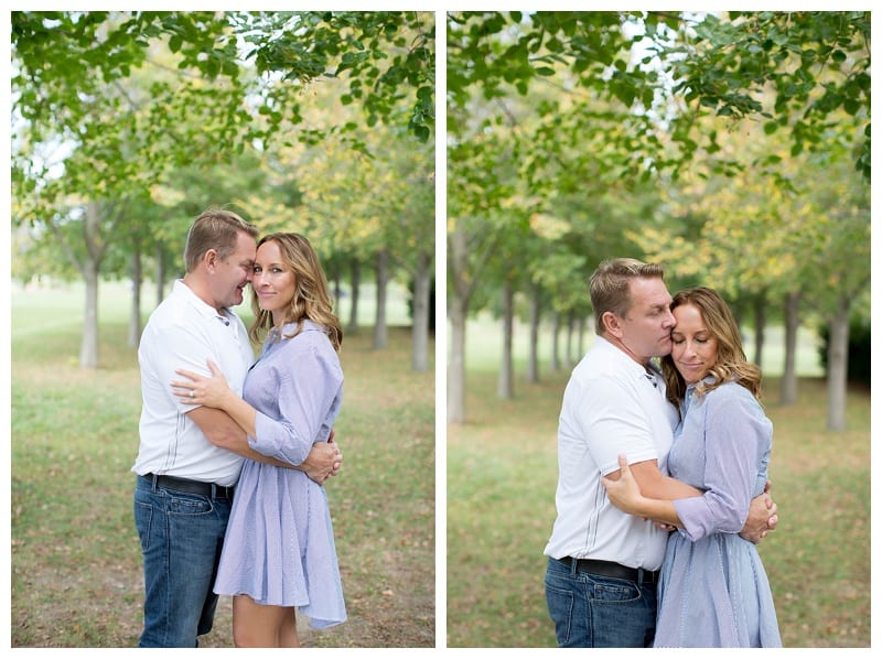An Engaged Couple and their four girls at the Arboretum in Champaign, IL Photos by Ebby L Photography