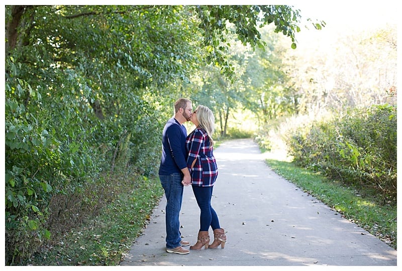 A Fall Flannel Filled Engagement Session in Champaign, IL Photos by Ebby L Photography