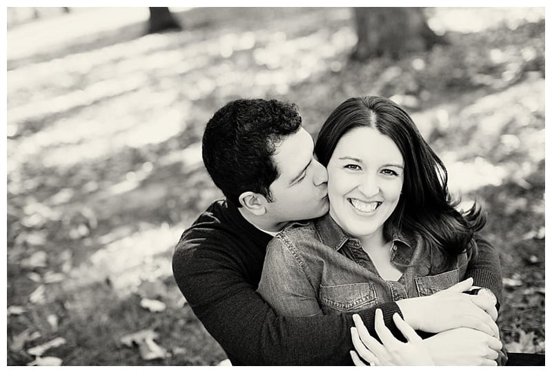 A Photogenic Engaged Pair in Downtown Champaign Photos by Ebby L Photography