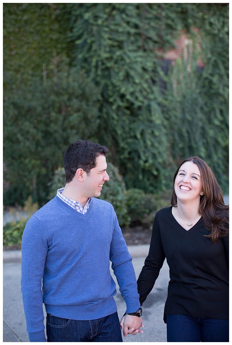 A Photogenic Engaged Pair in Downtown Champaign Photos by Ebby L Photography