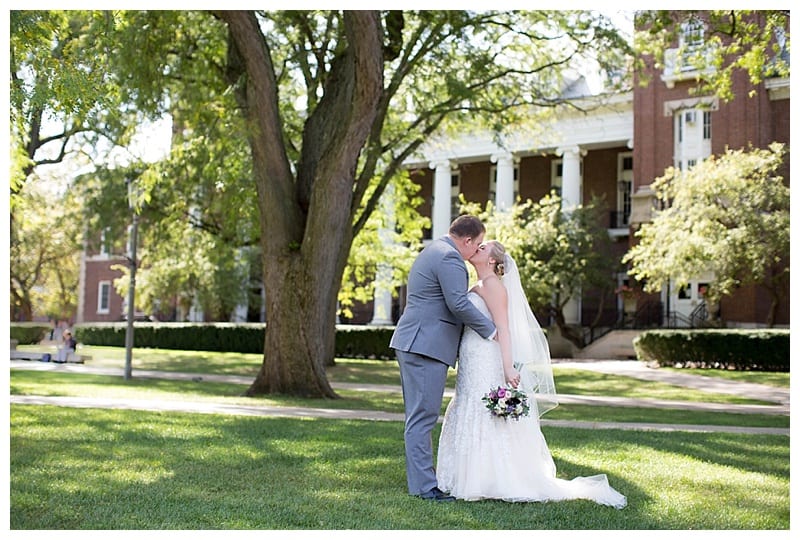 A Plum and Gray Wedding at the Hilton Garden Inn in Champaign, IL Photos by Ebby L Photography©
