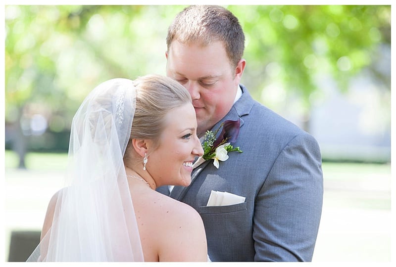 A Plum and Gray Wedding at the Hilton Garden Inn in Champaign, IL Photos by Ebby L Photography©