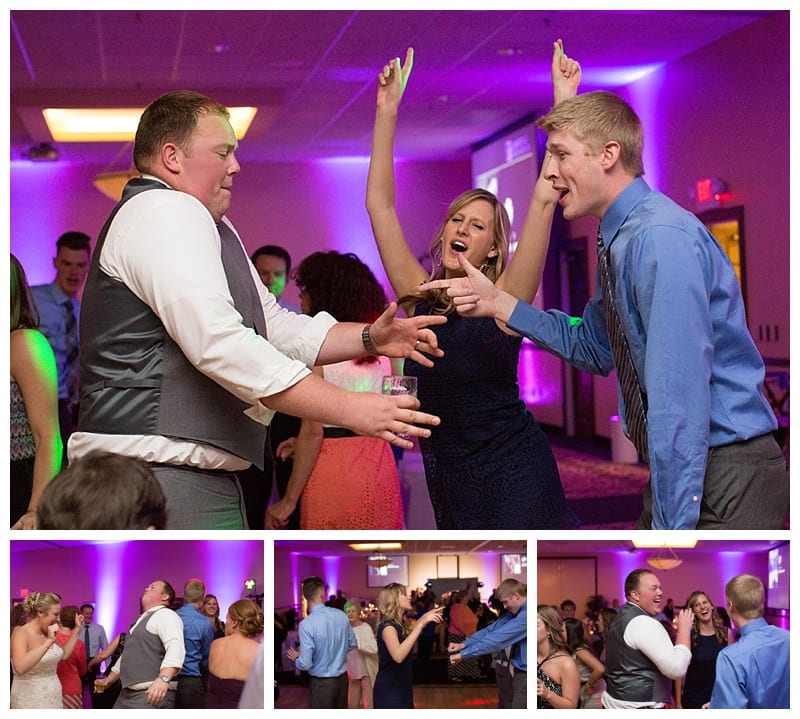 A Plum and Gray Wedding at the Hilton Garden Inn in Champaign, IL Photos by Ebby L Photography©