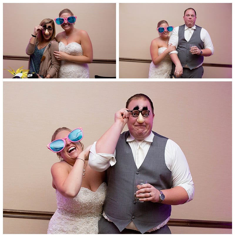 A Plum and Gray Wedding at the Hilton Garden Inn in Champaign, IL Photos by Ebby L Photography©