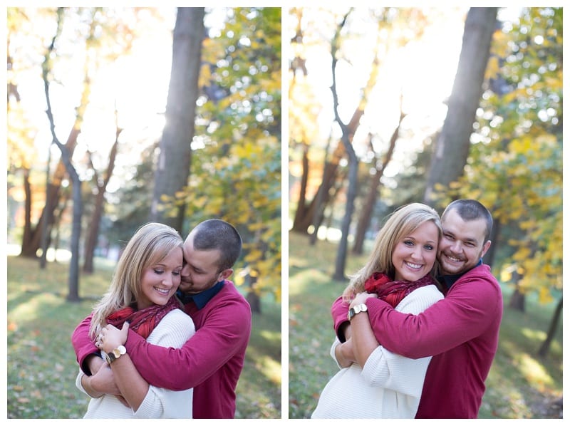 A perfect fall engagement at Allerton Park in Monticello, IL Photos by Ebby L Photography