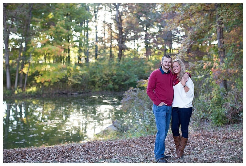 A perfect fall engagement at Allerton Park in Monticello, IL Photos by Ebby L Photography