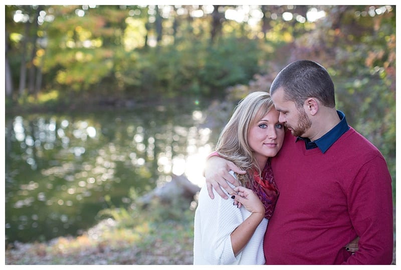 A perfect fall engagement at Allerton Park in Monticello, IL Photos by Ebby L Photography