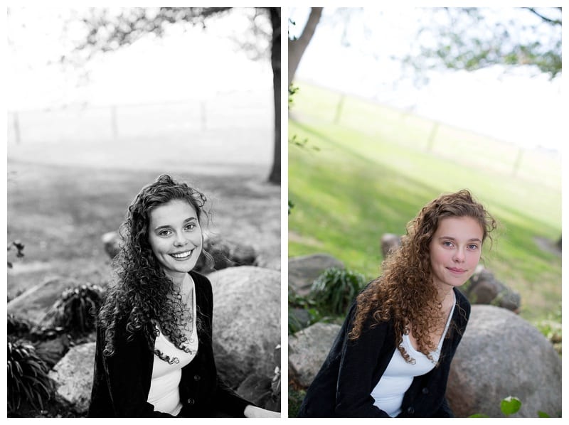 Horse Loving MSHS Senior at Country Farm in Mahomet, IL Photos by Ebby L Photography