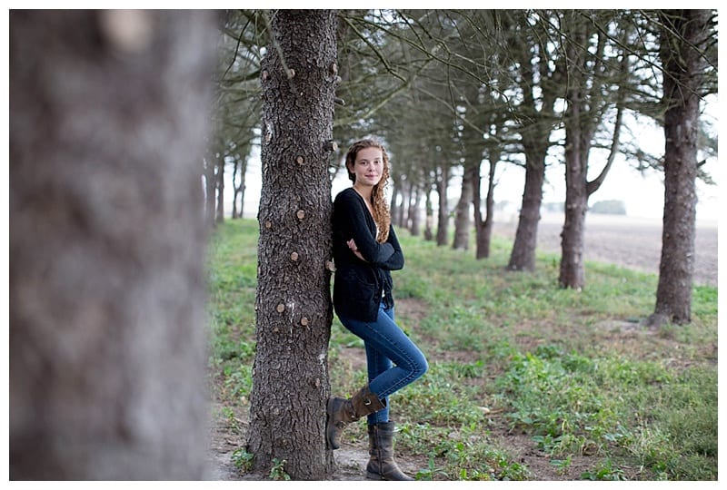 Horse Loving MSHS Senior at Country Farm in Mahomet, IL Photos by Ebby L Photography