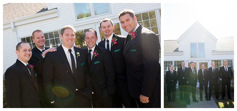 A Vibrant Pine Green and Fuchsia Wedding in Mahomet, IL Photos by Ebby L Photography