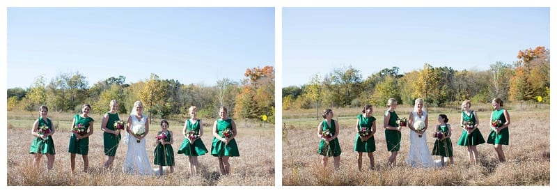 A Vibrant Pine Green and Fuchsia Wedding in Mahomet, IL Photos by Ebby L Photography