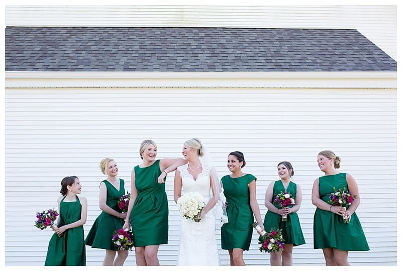 A Vibrant Pine Green and Fuchsia Wedding in Mahomet, IL Photos by Ebby L Photography