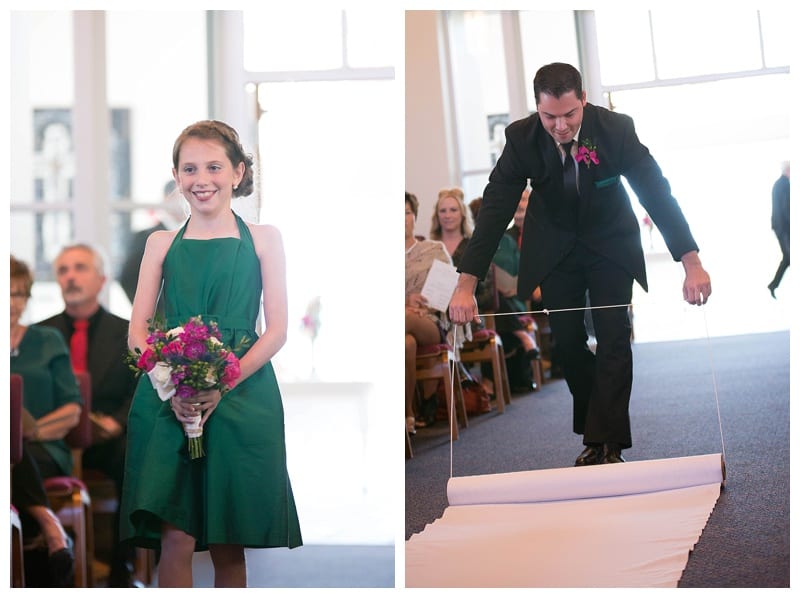 A Vibrant Pine Green and Fuchsia Wedding in Mahomet, IL Photos by Ebby L Photography