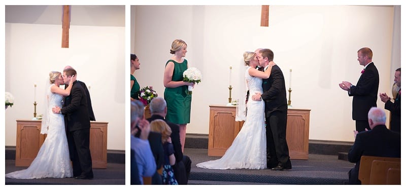A Vibrant Pine Green and Fuchsia Wedding in Mahomet, IL Photos by Ebby L Photography