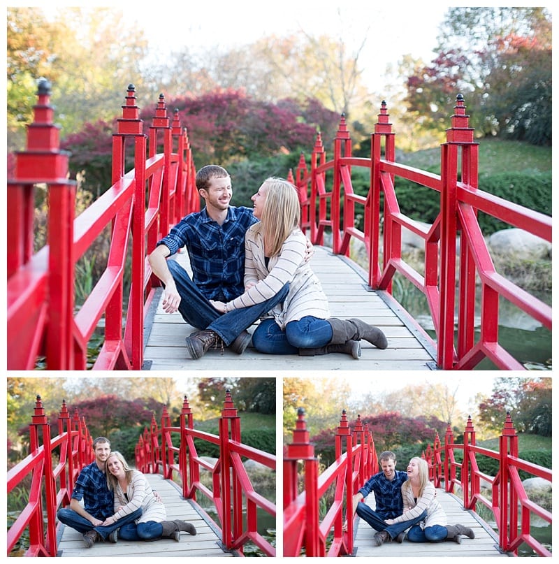 A Beautiful Fall Evening Engagement at Lake of the Woods in Mahomet, IL Photos by Ebby L Photography