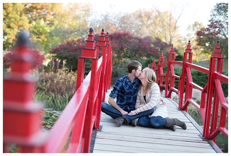 A Beautiful Fall Evening Engagement at Lake of the Woods in Mahomet, IL Photos by Ebby L Photography