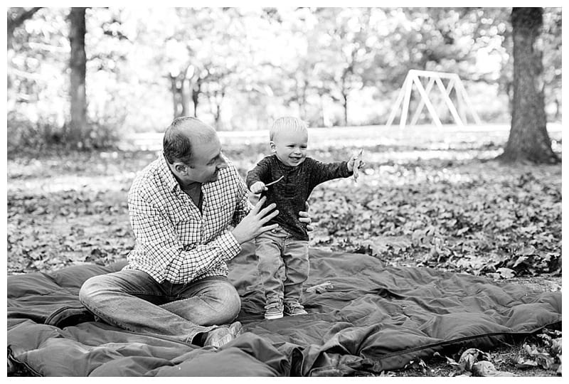 A Cute Family of Three at Lake of the Woods in Mahomet, IL Photos by Ebby L Photography