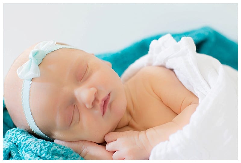 Newborn Baby Sylvia in Clinton, IL Photos by Ebby L Photography