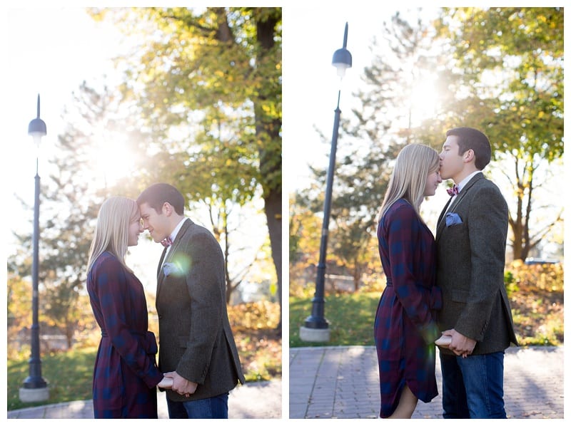 Airplane Enthusiast and his beautiful fiancé in Naperville, IL Engagement Photos  by Ebby L Photography