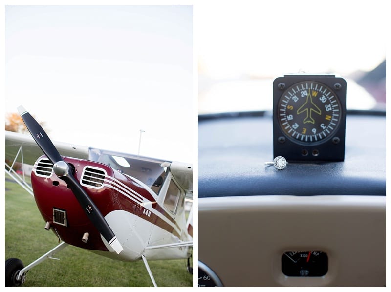 Airplane Enthusiast and his beautiful fiancé in Naperville, IL Engagement Photos  by Ebby L Photography