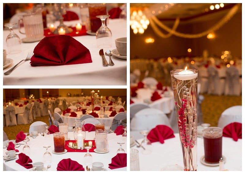 Hawthorne Suites Winter Wedding Reception in Champaign, IL Photos by Ebby L Photography