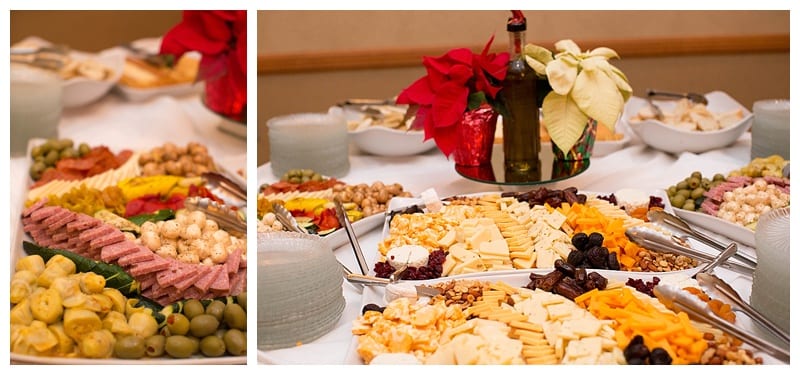 Hawthorne Suites Winter Wedding Reception in Champaign, IL Photos by Ebby L Photography