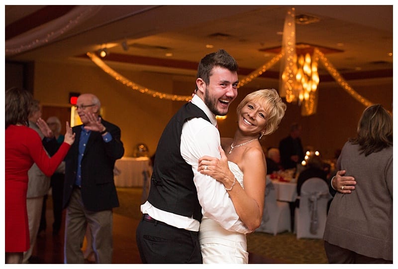 Hawthorne Suites Winter Wedding Reception in Champaign, IL Photos by Ebby L Photography