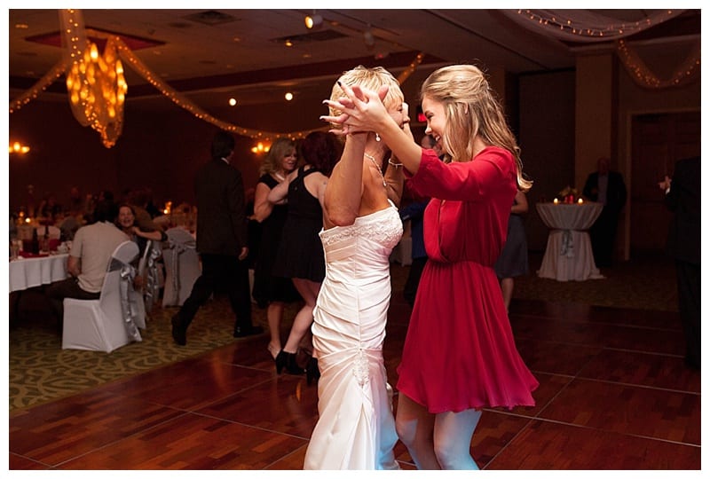 Hawthorne Suites Winter Wedding Reception in Champaign, IL Photos by Ebby L Photography