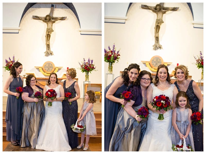 A Red Winter Wedding at Pear Tree Estates Champaign, IL Photos by Ebby L Photography